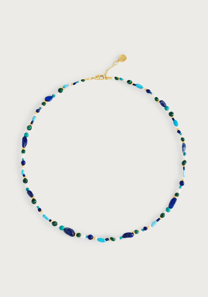 Milos Beaded Necklace - Cool
