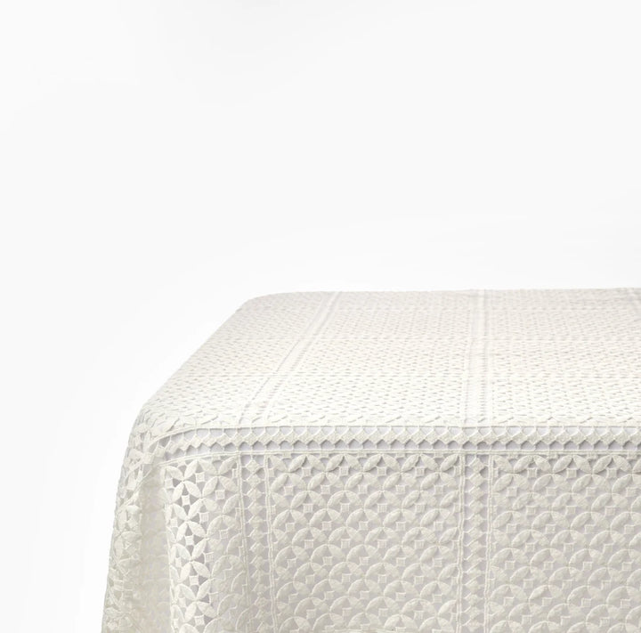 Doria Eyelet Tablecloth