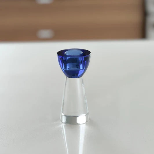 Glass Crystal Candlesticks