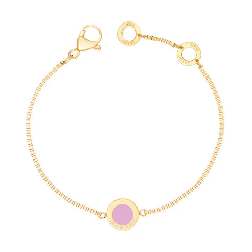 Ocean Fondant Pink Chip Bracelet