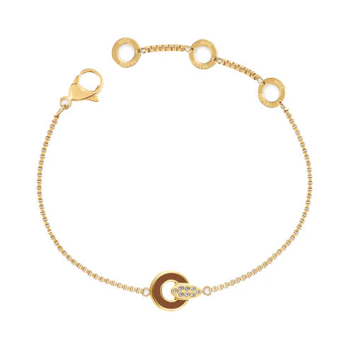 Nereida Nutshell Chip With Zirconia Bracelet
