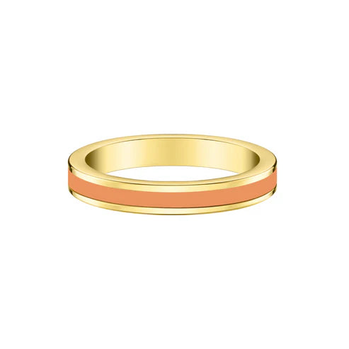 Wewa Single Apricot Crush Chip Ring