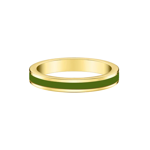 Wewa Single Olive Green Ring