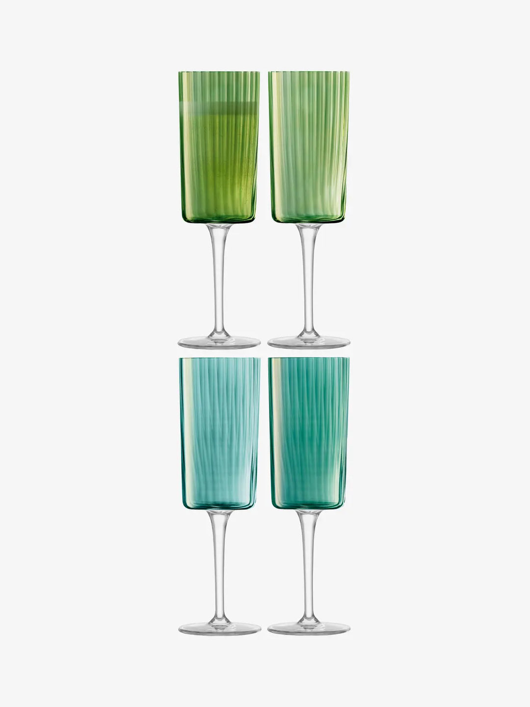 Gems Champagne Flute 7oz - Set of 4