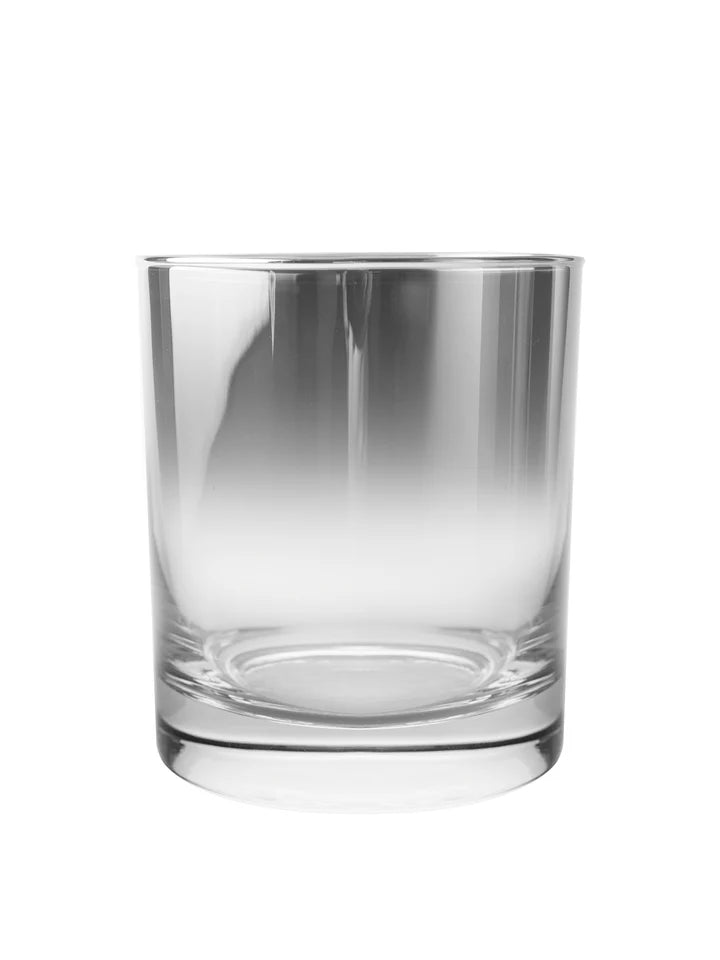 Ombre Double Old Fashion Metallic Smoked, 10 oz. Set of 4