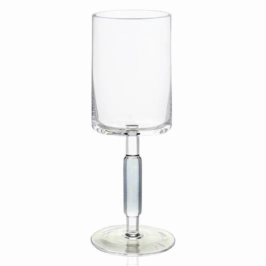 Colored Stem Wine Glasses 6pk