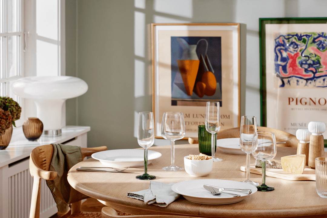 Kähler Hammershøi Red Wine Glass, 16.6 Oz, 2 Pcs