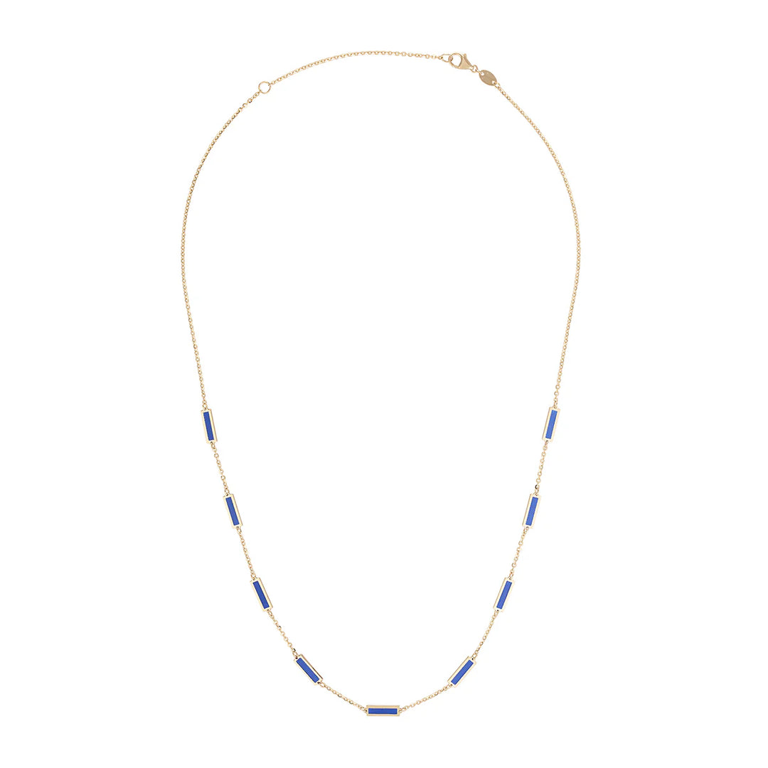 14K Bar Necklace
