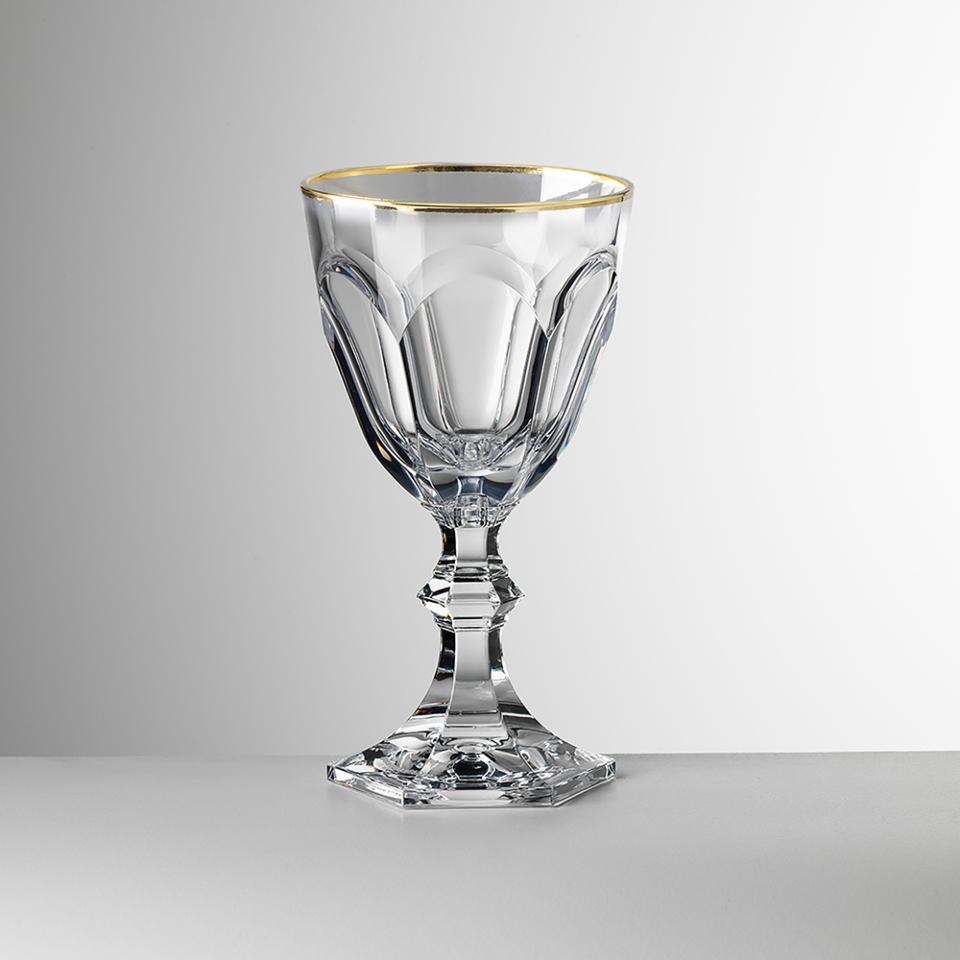 Dolce Vita Gold Thread Stemware by Mario Luca Giusti