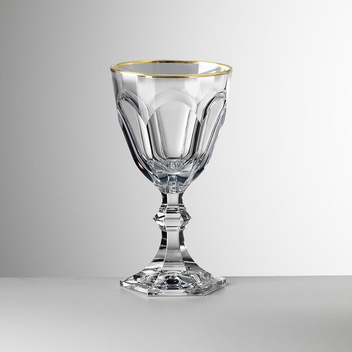 Dolce Vita Gold Thread Stemware by Mario Luca Giusti