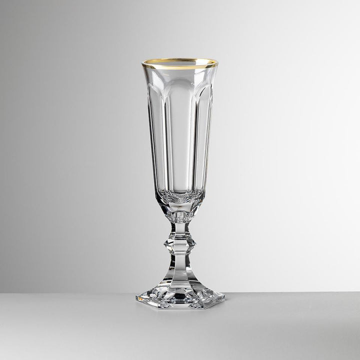 Dolce Vita Gold Thread Stemware by Mario Luca Giusti