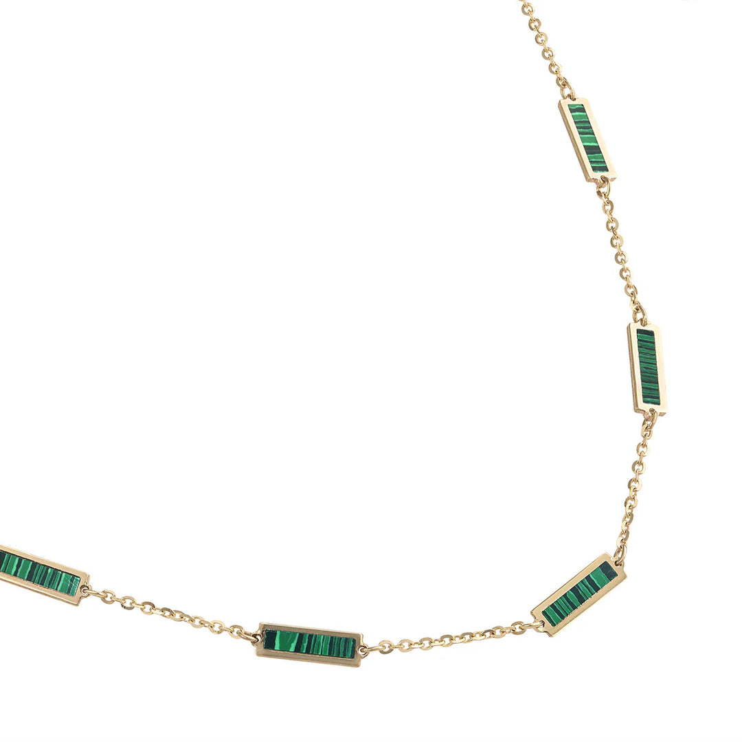 14K Bar Necklace