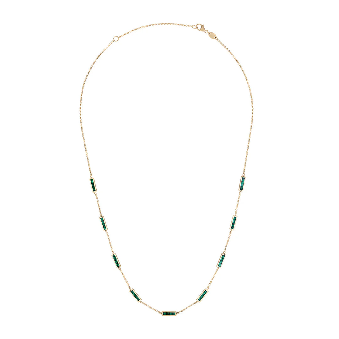 14K Bar Necklace