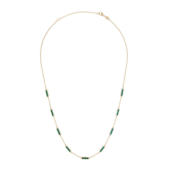 14K Bar Necklace