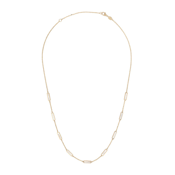 14K Bar Necklace