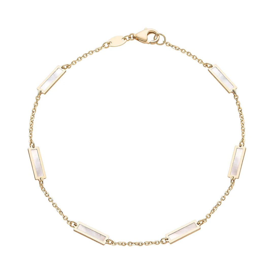 14K Bar Bracelet