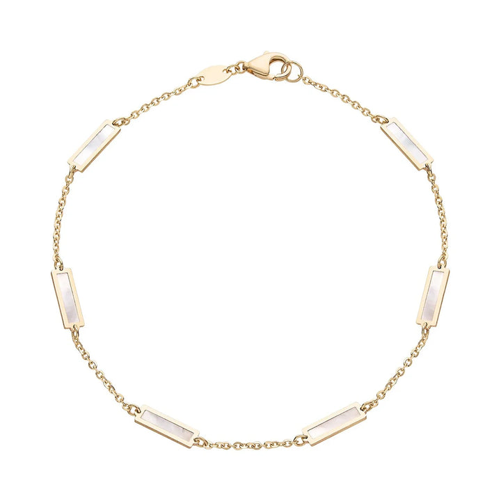 14K Bar Bracelet