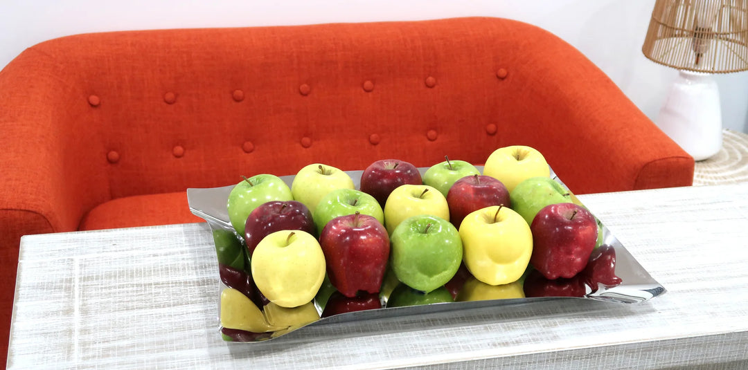 Oblong Stainless Steel Tray - 18.5"L X 13.5"W