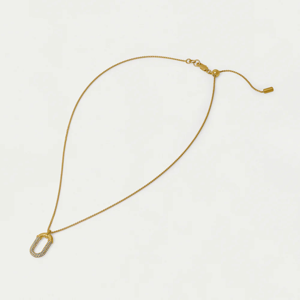 Solene Pave Pendant Necklace