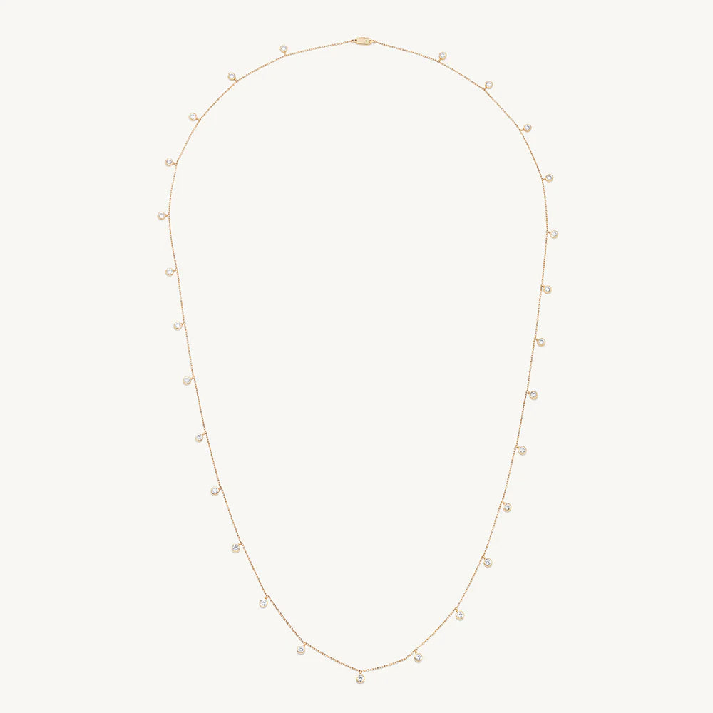 Orsay Station Necklace - Clear CZ