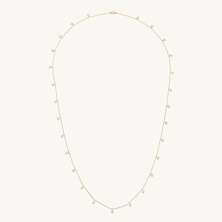 Orsay Station Necklace - Clear CZ