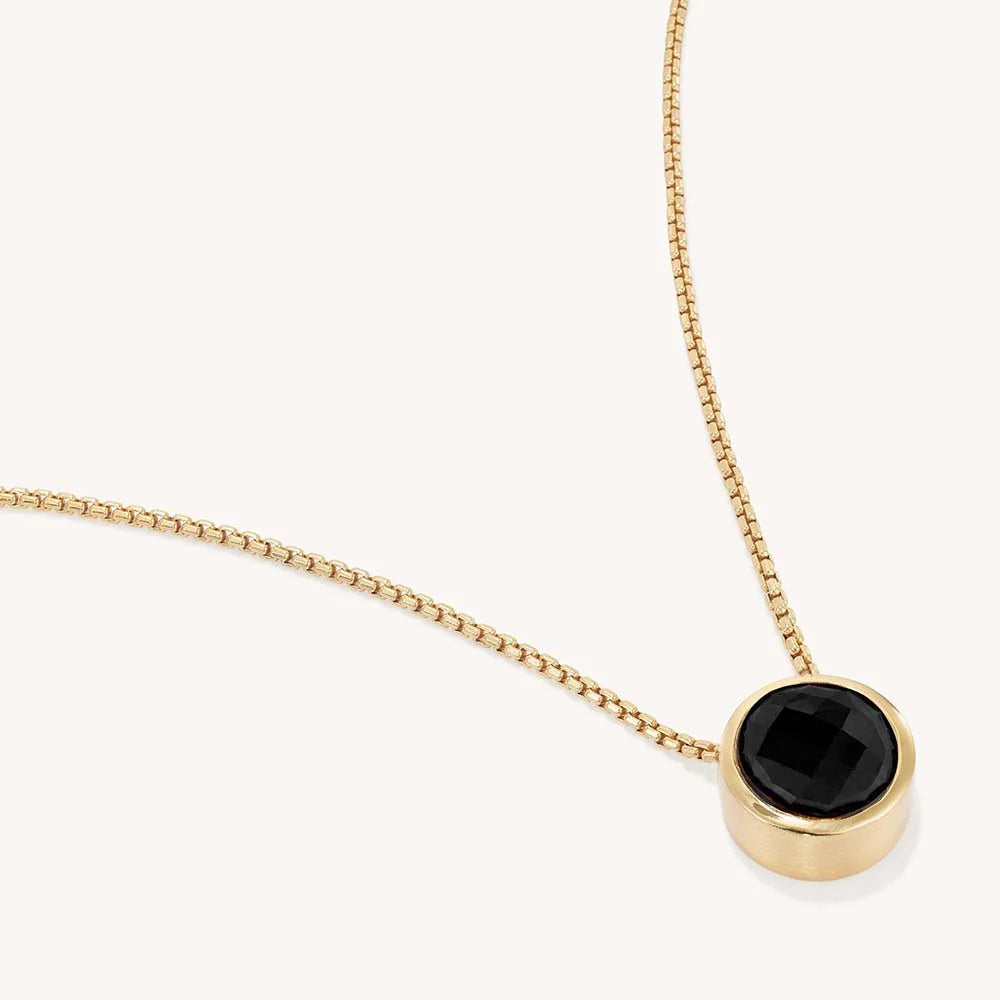 Signature Midi Pendant- Black Onyx