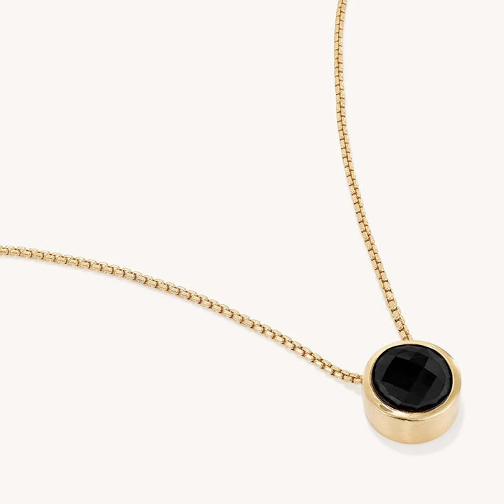 Signature Midi Pendant- Black Onyx