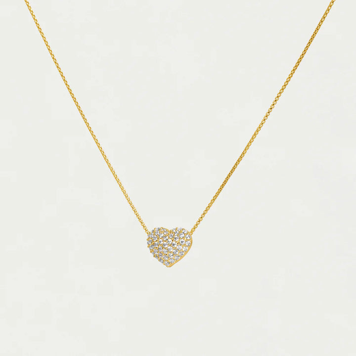 Petit Pavé Heart Pendant