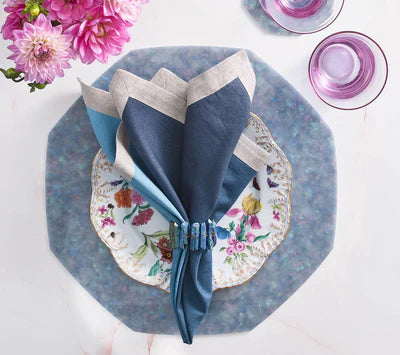 Dip Dye Napkins (Navy & Blue)