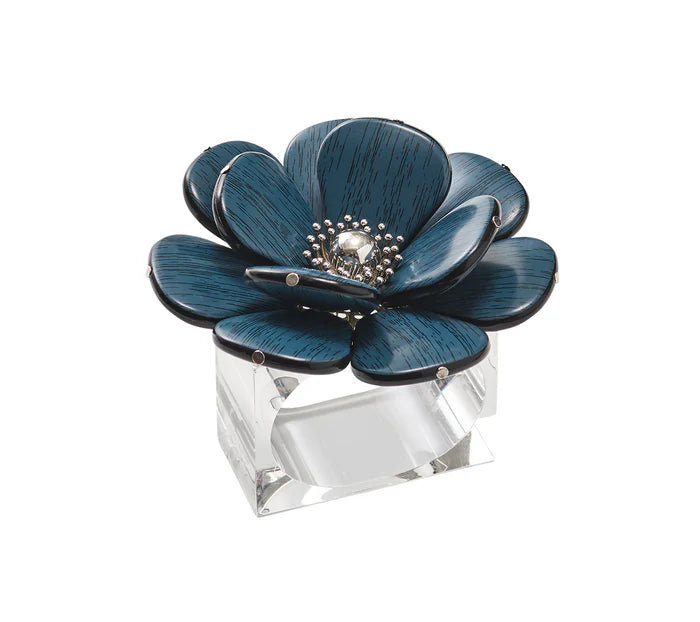 Begonia Napkin Rings, Set of 4