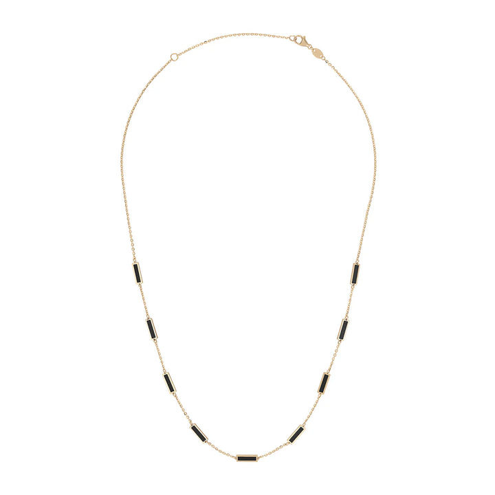 14K Bar Necklace