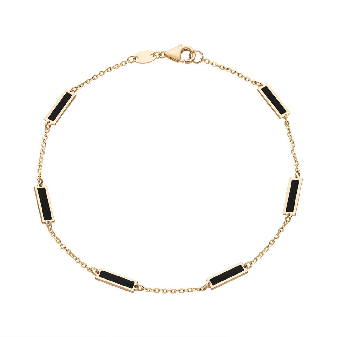 14K Bar Bracelet