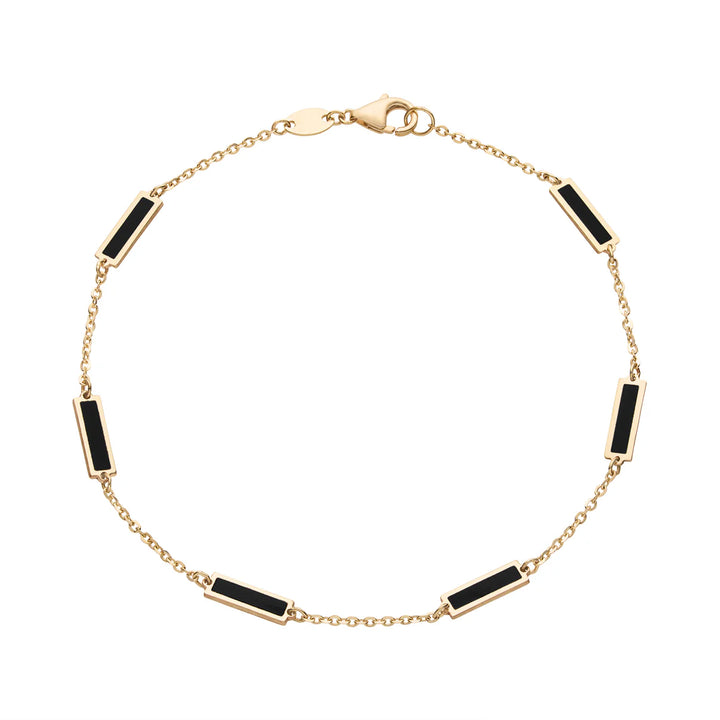 14K Bar Bracelet