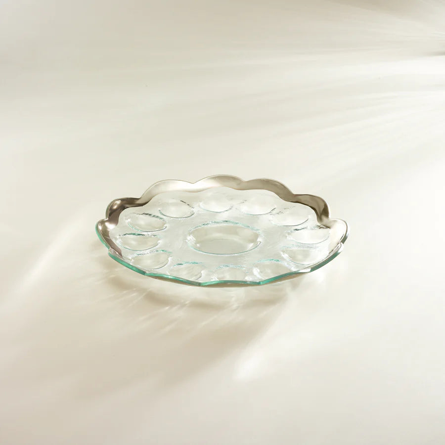 Roman Antique Deviled Egg Platter