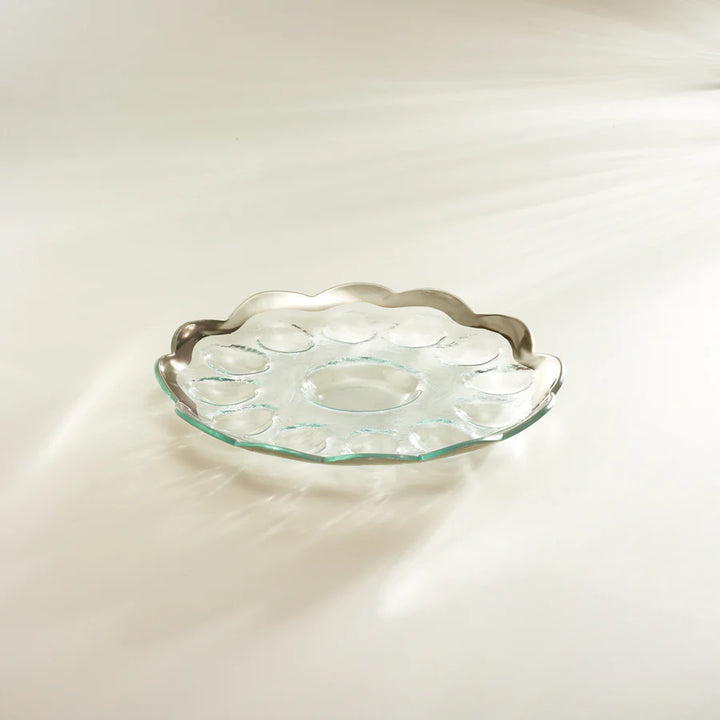 Roman Antique Deviled Egg Platter