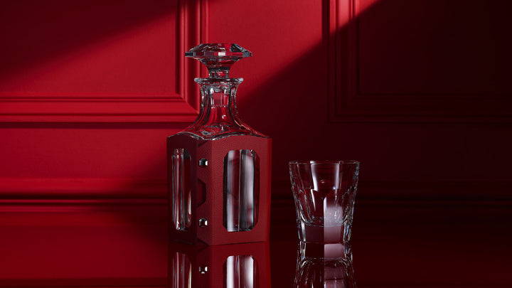 Octogone Decanter Leather Case