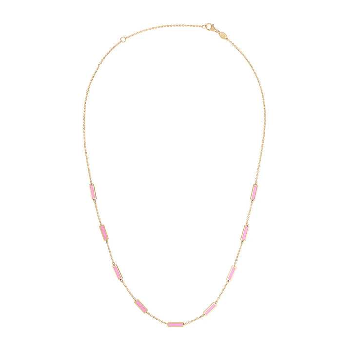 14K Bar Necklace