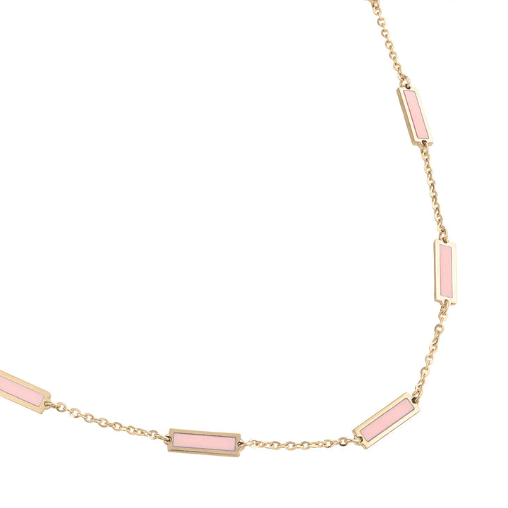 14K Bar Necklace