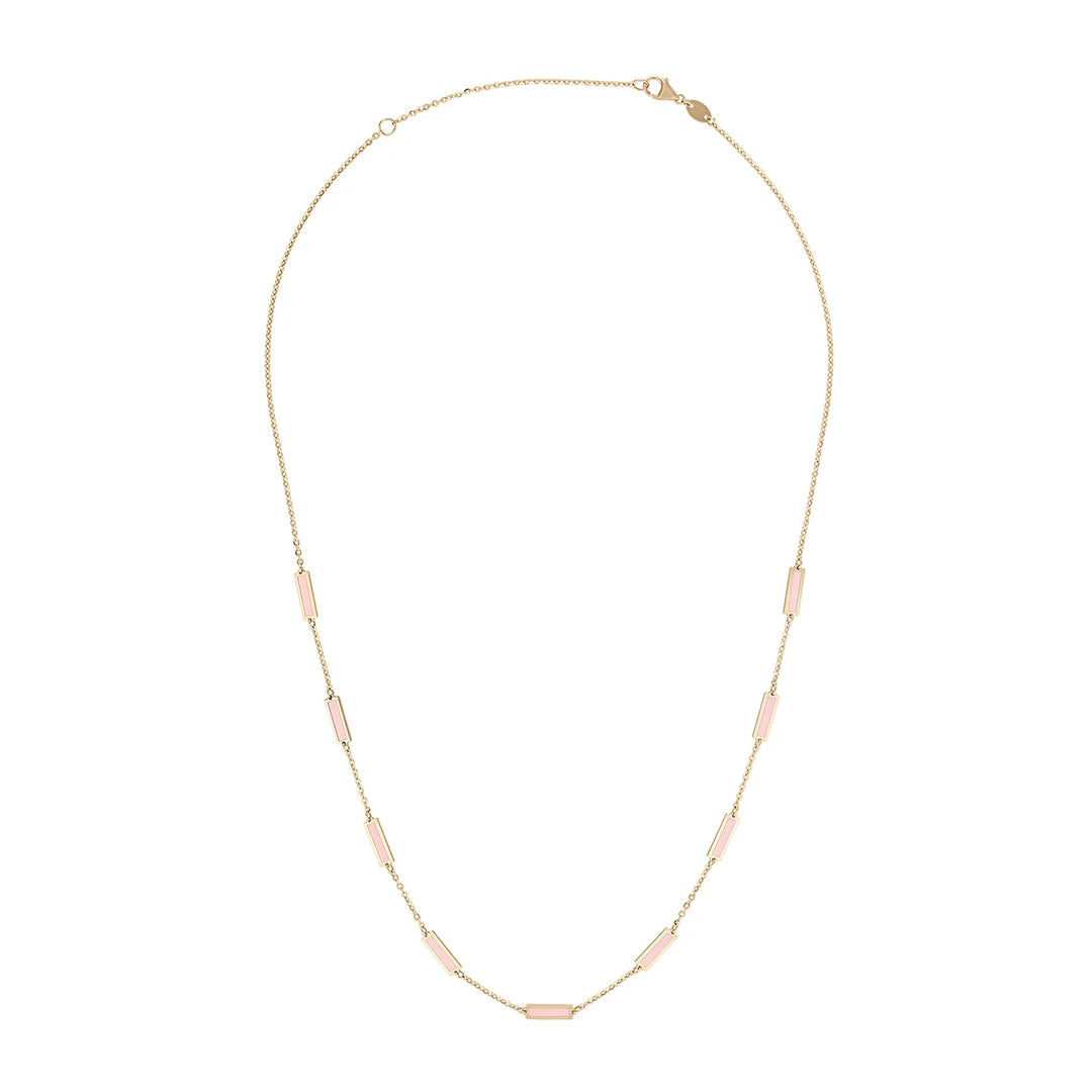 14K Bar Necklace