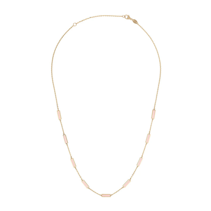 14K Bar Necklace