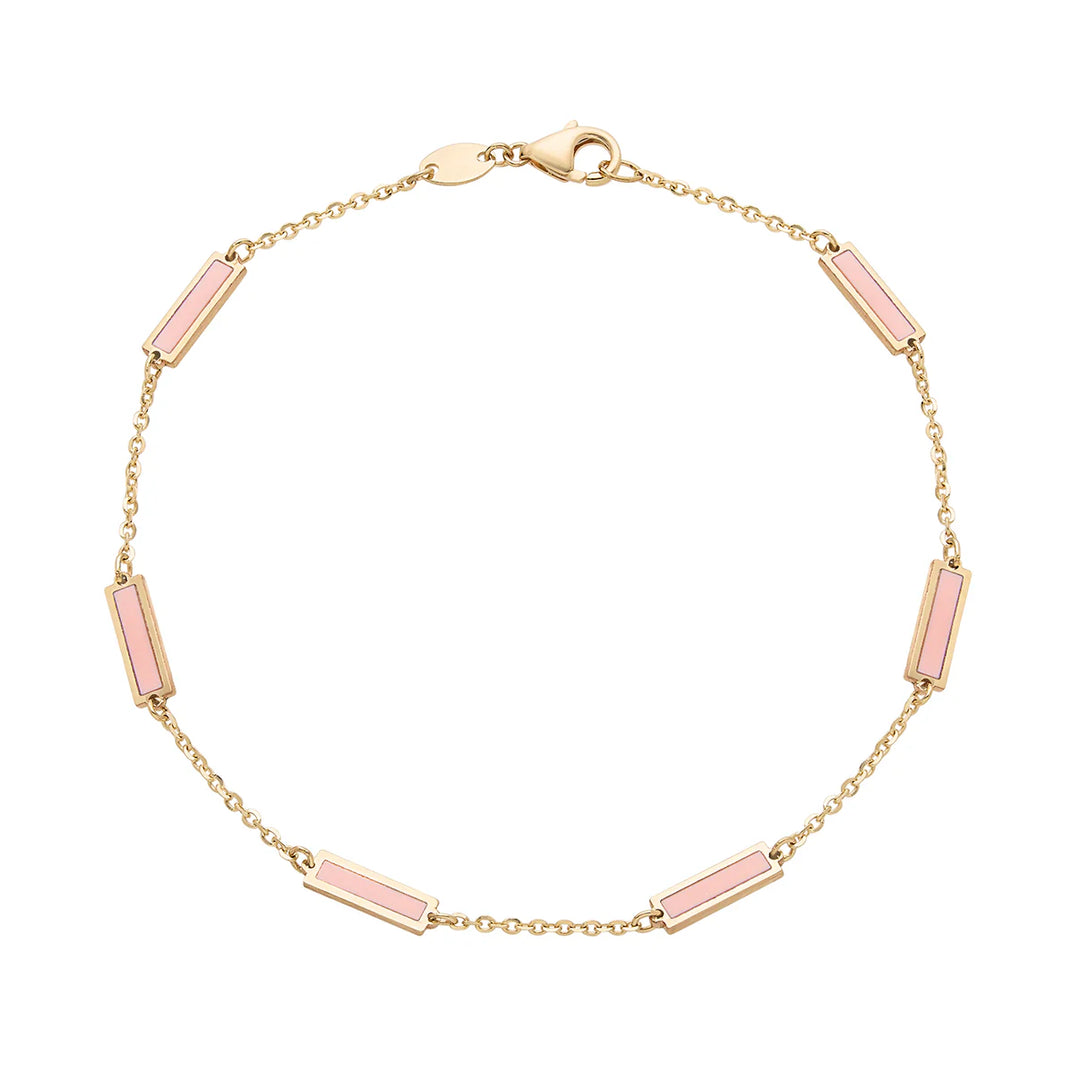 14K Bar Bracelet