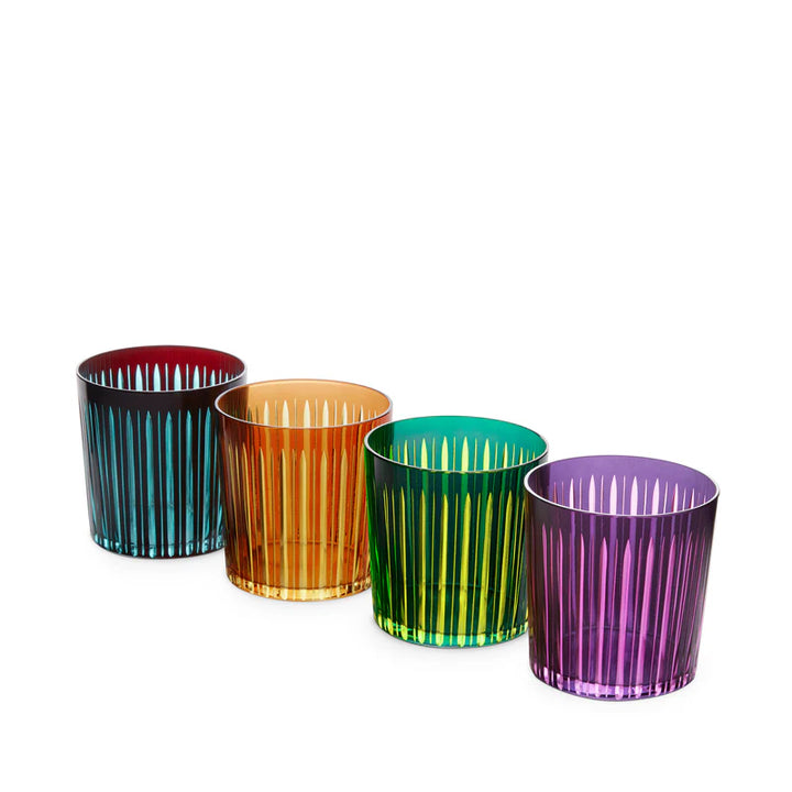 Prism Double Old Fashioned Glasses (Set of 4)