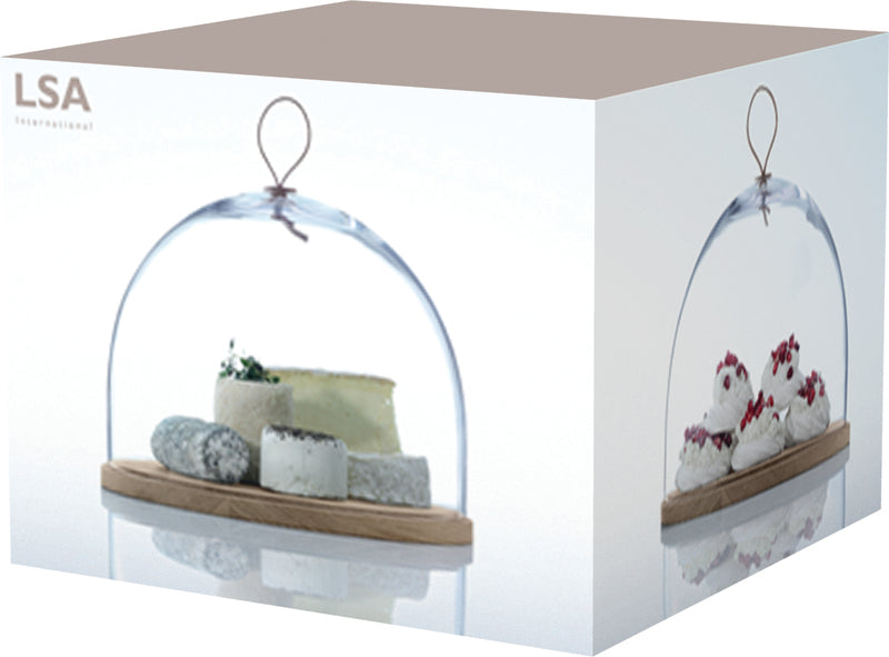 Ivalo Dome & Ash* Base Ø32cm H20.5cm Clear