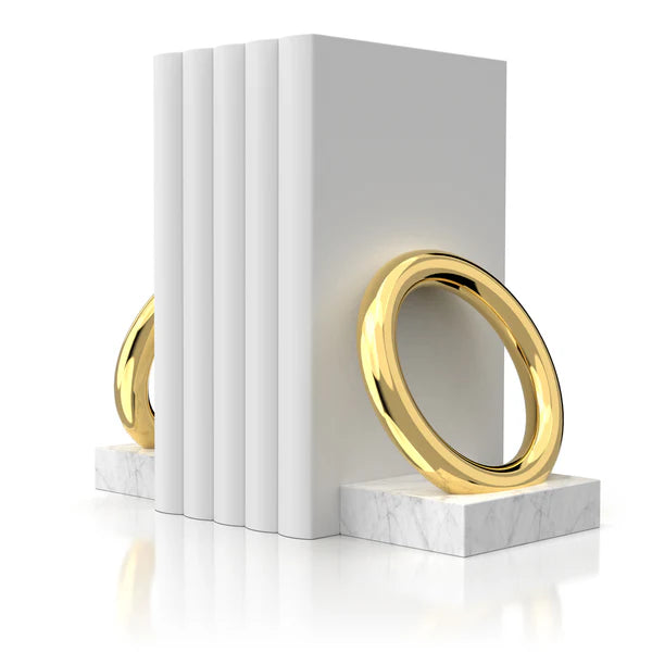 Ring Bookends Set of 2
