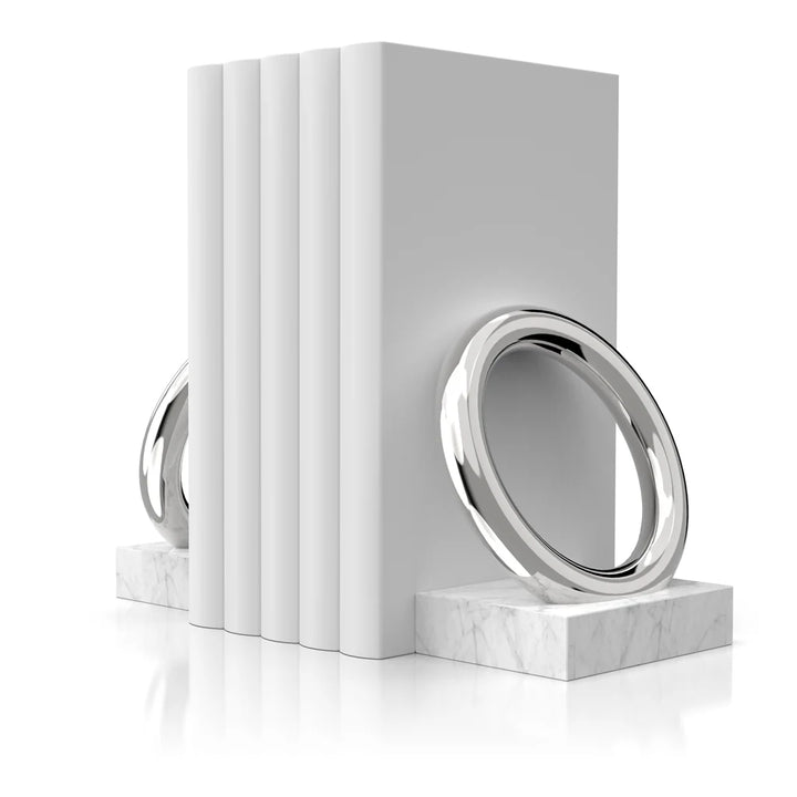 Ring Bookends Set of 2