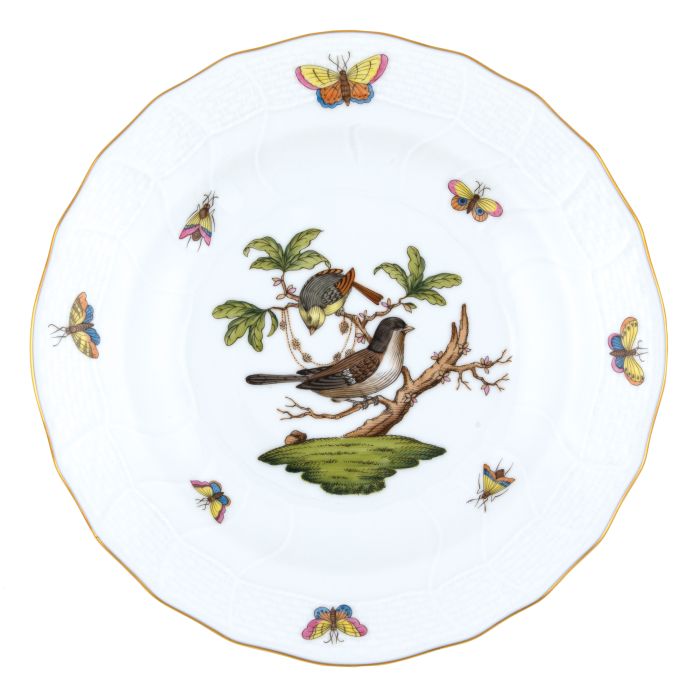 Rothschild Bird Multicolor Dessert Plate