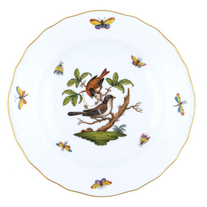 Rothschild Bird Multicolor Dessert Plate