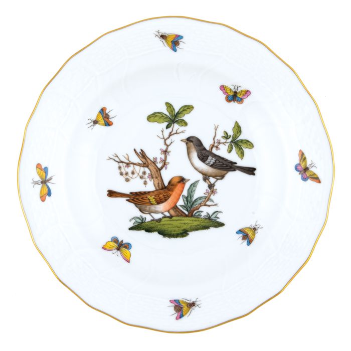 Rothschild Bird Multicolor Dessert Plate