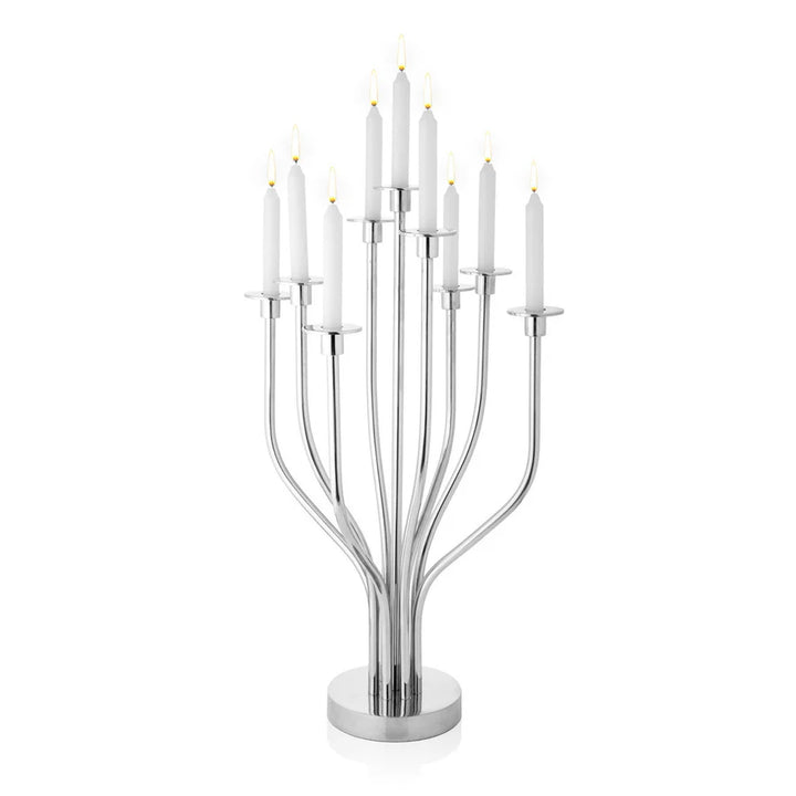 Radiant Tree 9 Light Stainless Candelabra