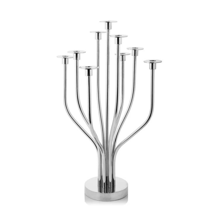 Radiant Tree 9 Light Stainless Candelabra
